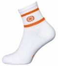 The Indian Maharadja - Striped Sock - Sportsokken - Sunset Orange - 80% Katoen, 20% Elastaan