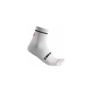 Fietssok Castelli Entrata 9 Sock White-Schoenmaat 36 - 39