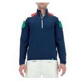 Skipully UYN Men Natyon Tricolor 2Nd Layer Half Zip Deep Blue-XL