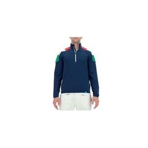 Skipully UYN Men Natyon Tricolor 2Nd Layer Half Zip Deep Blue-XL