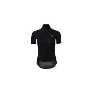 Fietsshirt AGU Women Rain Short Sleeve Premium Black-XL