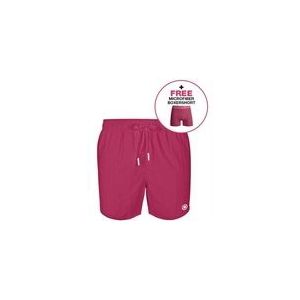 Zwembroek Muchachomalo Boys Solid Pinkish Red-Maat 146 / 152