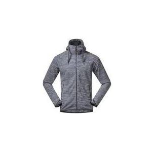 Vest Bergans Men Hareid Fleece Jacket Aluminium