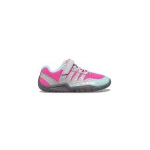 Barefoot Schoen Merrell Kids Trail Glove 5 A/C Grey Hot Pink Turquoise-Schoenmaat 38