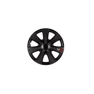 Wieldoppenset Carpoint VR Carbon zwart 13 inch