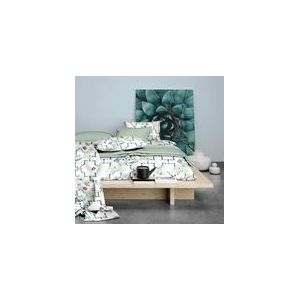Dekbedovertrek Satin d'or Viola Mint Teal Satijn-200 x 200 / 220 cm | 2-Persoons