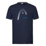 Tennisshirt HEAD Women Club Lara Dark Blue-L