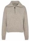 Barbour - Lavensdale Half Zip - Trui - Oatmeal - Dames