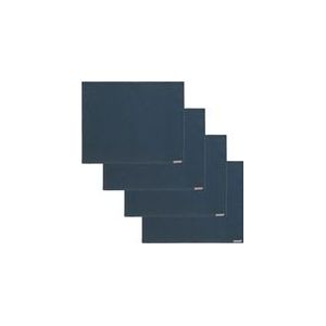 DDDDD - Kit - 4x Placemat - Set van 4 stuks - Luxe Tafeltextiel - 35x45 cm - Blauw