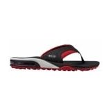 Reef - Fanning Pregame - Slipper - Black Red - Rubber - Luchtkussen in Hiel