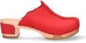Jan Jansen Women Wannabe Wood Red-Schoenmaat 38