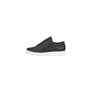 ECCO - Soft 60 W Two Strap - Sneaker - Zwart - Leer