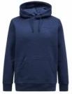 Peak Performance - Original Small Logo Hoodie - Blauw - 80% Katoen, 20% Gerecycled Polyester