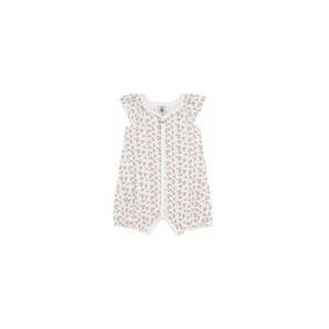 Petit Bateau - Playsuit - Marshmallow/Multico - Babypakje - 12 maanden