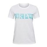 T-Shirt Peak Performance Women Explore Tee Stripe PR White-S
