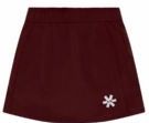 Sportrokje Osaka Girls Training Skort Bordeaux