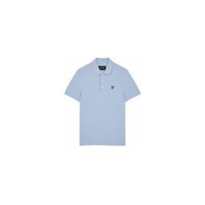 Polo Lyle & Scott Men Plain Polo Shirt Light Blue-S