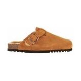 Klomp Scholl Men Olivier F New Suede Sa Mens Cognac-Schoenmaat 44