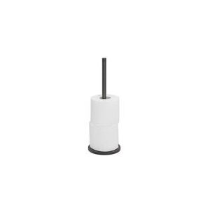 Tiger Tune - Reserverolhouder - vrijstaand - Zwart metaal geborsteld / Zwart - Gunmetal black