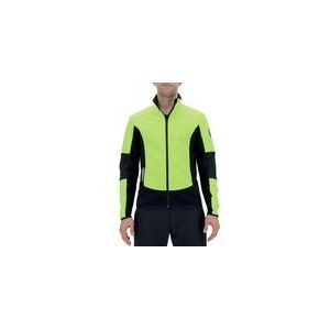 Ski Jas UYN Men Venture Softshell Full Zip Yellow Fluo Black Anthracite