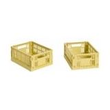 Opbergbox HAY Colour Crate Mini Dusty Yellow (Set van 2)