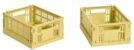 Opbergbox HAY Colour Crate Mini Dusty Yellow (Set van 2)