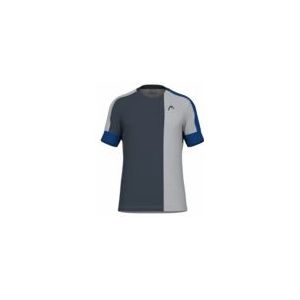 Tennisshirt HEAD Men Play Tech Royal Grey-XXXL