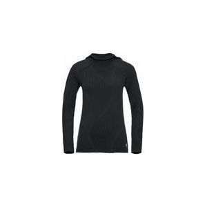 Longsleeve Odlo Women Hoody Midlayer Pure Ceramiwarm Black-XS