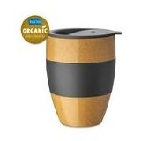 Herbruikbare Koffiebeker met Deksel, 0.4 L, Organic, As Grijs - Koziols-sAroma To Go