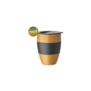 Herbruikbare Koffiebeker met Deksel, 0.4 L, Organic, As Grijs - Koziols-sAroma To Go