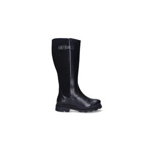 JJ Footwear - Distington - Dameslaars - Zwart - Kuitmaat XXXL