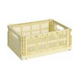 HAY - Colour Crate Medium - Opbergbox - Lichtgeel