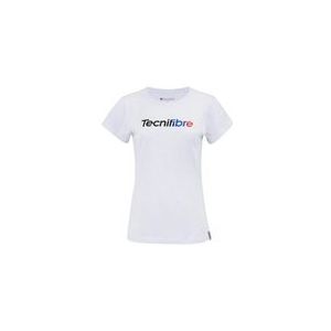 Tennisshirt Tecnifibre Women Club White-M