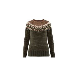 Trui Fjällräven Women Övik Knit Sweater Deep Forest-S