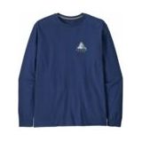 Patagonia - L/S Chouinard Crest Responsibili-Tee - Longsleeve - Clement Blue