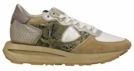 Philippe Model - Tropez Haute Low - Sneakers - Metal Python Aiguillete / Vert