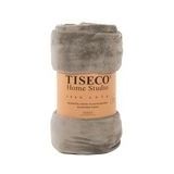 Plaid Tiseco Home Studio Cosy Taupe-180 x 220 cm