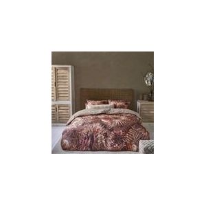 Riviera Maison Protea dekbedovertrek - Lits-Jumeaux XL - 260x200/220 - Steenrood