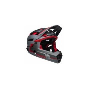 Fietshelm Bell Super Air R Spherical Matte Gray/Red-59 - 62 cm