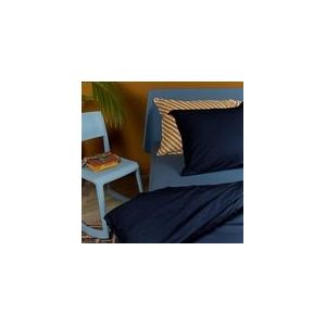 Beddinghouse Organic Basic dekbedovertrek - Lits-Jumeaux - 240x200/220 - Marineblauw