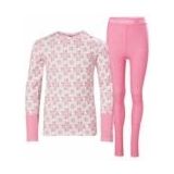 Helly Hansen - Junior Graphic Baselayerset - Sugar Pink - Merino - Lifa