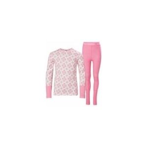 Helly Hansen - Junior Graphic Baselayerset - Sugar Pink - Merino - Lifa
