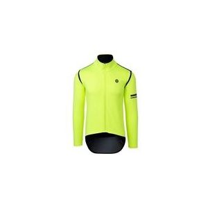 Fietsshirt AGU Men Rain Jersey LS Fluo Yellow-S