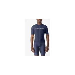 Fietsshirt Castelli Men Prologo Lite Jersey Belgian Blue/Ivory-XS