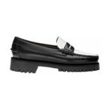 Sebago - Dan Lug - Instappers - Zwart-Wit - Leer