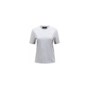 T-Shirt Peak Performance Women Original Small Logo Tee Med Grey Melange-M
