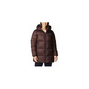 Jas Women Columbia Puffect Mid Hooded Jacket New Cinder-XS