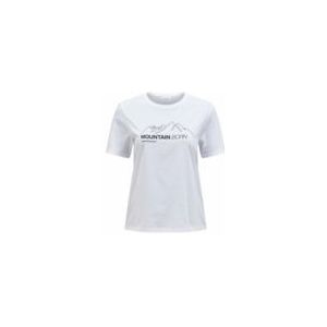 T-Shirt Peak Performance Women Explore Graphic Tee White Black-M