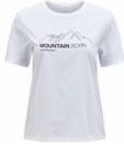 T-Shirt Peak Performance Women Explore Graphic Tee White Black-M