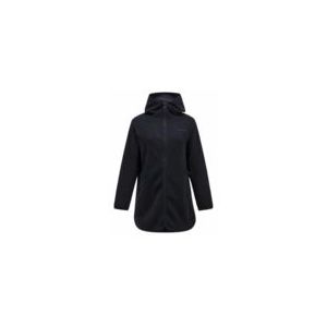 Peak Performance - Pile Long Zip - Jas - Black - 100% Gerecycled Polyester